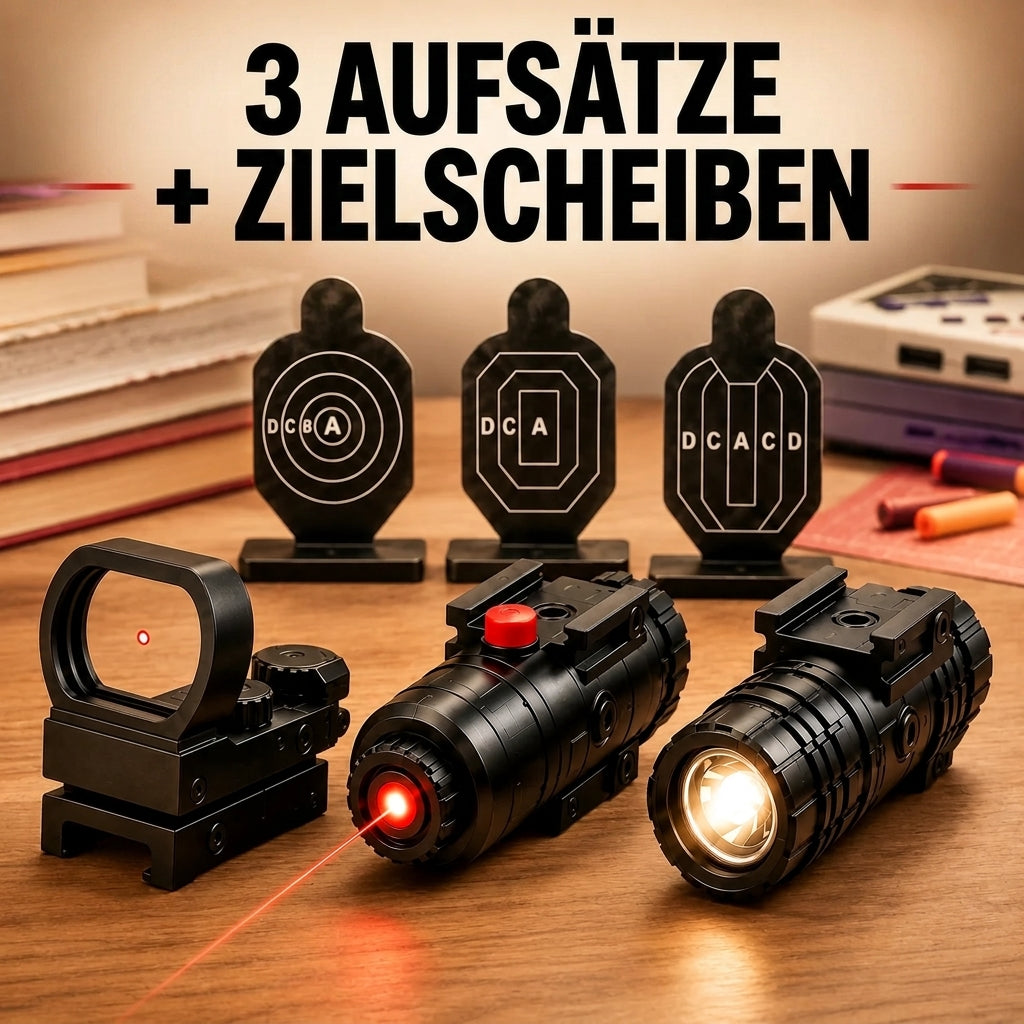 Aufsätze- und Zielscheiben-Set