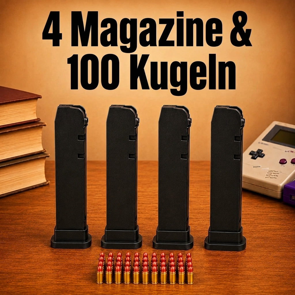 Familien-Set 4 Magazine + 100 Softdarts